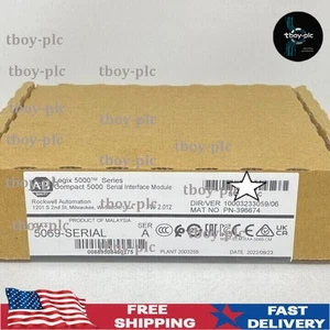 NEW Sealed AB 5069-SERIAL Compact Logix 5000 Interface Module US Free Tax - Picture 1 of 3