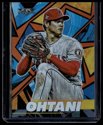 2021 Topps Fire #26 Shohei Ohtani Orange #/299 - Image 1 of 2