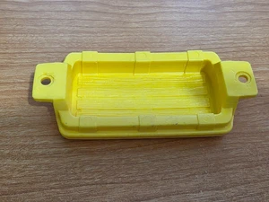Balsa de rescate Fisher Price Adventure People de colección bote salvavidas amarilla #305 - Imagen 1 de 2
