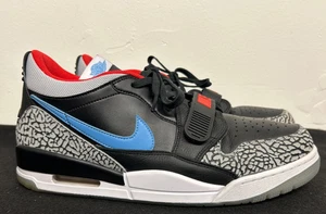 Scarpe uomo Air Jordan Legacy 312 basse bandiera Chicago nero rosso CD7069-004 taglia 13 - Foto 1 di 12
