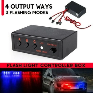 Caja controladora intermitente lámpara flash estroboscópica LED de 4 vías 12V - Imagen 1 de 24