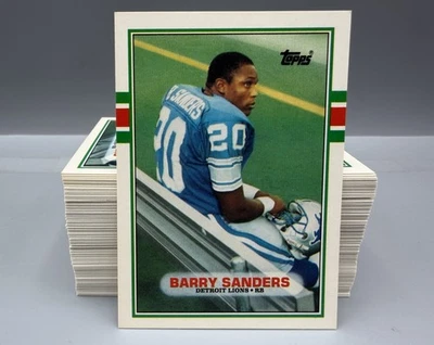 1989 Topps Traded Barry Sanders #83T RC Lot of 100 - Image 1 of 4