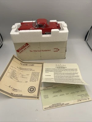 Ford Thunderbird 1956 convertible Danbury como nuevo modelo 1:24 - caja original certificado de autenticidad Foto 1 de 4