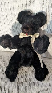 Vintage handgefertigter Nerz Pelz 12 Zoll Teddybär verbunden von Fran Bryant - Bild 1 von 10