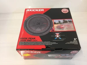 Kicker 48CWR84 CompR 8" DVC 4 Ohm Subwoofer - 300W RMS / 600W Peak - Picture 1 of 4