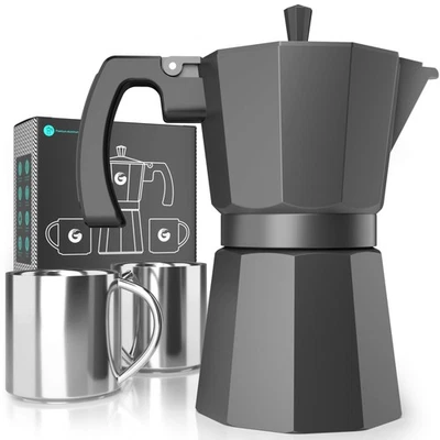 Cafetera Gator Moka Pot - 6 tazas, cafetera espresso con estufa de 12 oz - clásica italiana... Foto 1 de 4