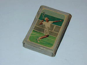 Caja de cerillas de tenis vintage - 1955 de The Ohio Match Co - Wadsworth, Ohio - punta azul - Imagen 1 de 11