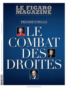 LE FIGARO MAGAZINE 28 Janvier 2022 PRESIDENTIELLE LE COMBAT DES DROITES ©TBC - Imagen 1 de 1