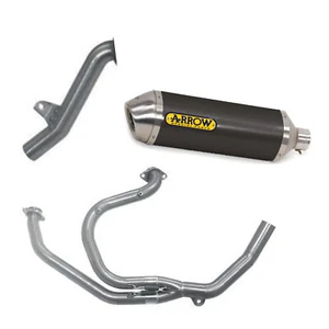 SCARICO COMPLETO ARROW PER HONDA XL 650 V TRANSALP 2000 > 2007 RACE-TECH DARK I. - Imagen 1 de 3