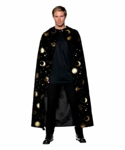 Underwraps Celestial Wizard Sun Moon Magic Spells Magician Costume Cape 30377 - Picture 1 of 3