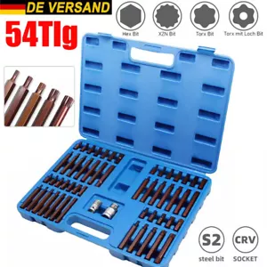 S2 Stecknuss Set XZN Innen Vielzahn Sechskant Torx Steckschlüssel Nuss Bit Satz - Bild 1 von 12