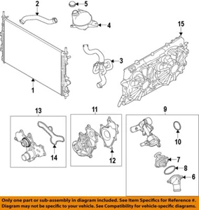 FORD OEM 11-23 Expedition Cooling Water Pump-Thermostat Hsng BL3Z8A586G - Picture 1 of 1