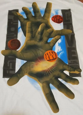 TRAVIS SCOTT Astroworld Festival 2021 UTOPIA HANDS t shirt XXL RARE Cactus Jack - Image 1 of 4