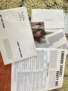 Vintage RARE FETISH WEAR/LINGERIE MAIL Order CATALOG Lingerie Lovers Panty Art - Afbeelding 1 van 4