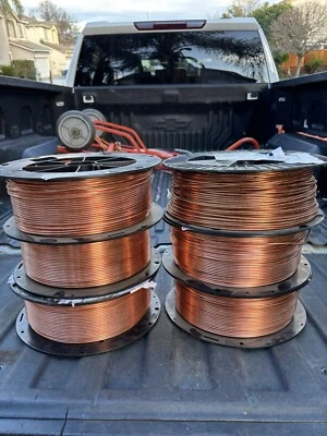 Carretes de cobre desnudo y alambre Thhn nuevos Foto 1 de 4