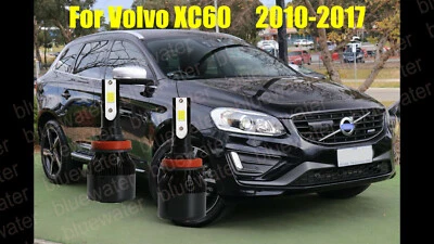 LED For Volvo XC60 2010-2017 Headlight Kit H11 6000K White CREE Bulbs Low Beam - Image 1 of 4