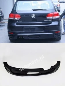 VW Golf 6 2008-2015 DIFUSOR ALERÓN TRASERO TUNING ABS SOBMART - Imagen 1 de 12