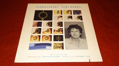 Tony Banks - Soundtracks - Vinyl LP Record Album Vintage 1985 Pop Rock Atlantic - Image 1 of 4