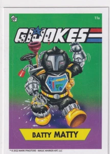 GI JOKES 11a BATTY MATTY Pingitore Magic Marker Art GPK GI Joe Hasbro Stickers - Picture 1 of 1