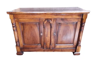 Original XIX Century Restored Walnut Sideboard - Picture 1 of 24