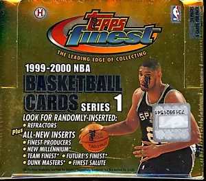 1999-00 Topps Finest Sealed Basketball Series 1 Hobby Box - Refractors/Inserts!! - Bild 1 von 1