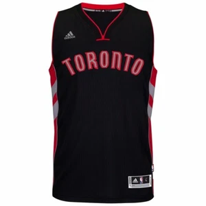 Camiseta deportiva swingman oficial de los Toronto Raptors Black Away Climacool para hombre - Imagen 1 de 6
