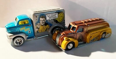 Hot Wheels Pop Culture 2013 Star Trek Captain Kirk 49 COE + McCoy 38 Dodge LOT - Image 1 of 4
