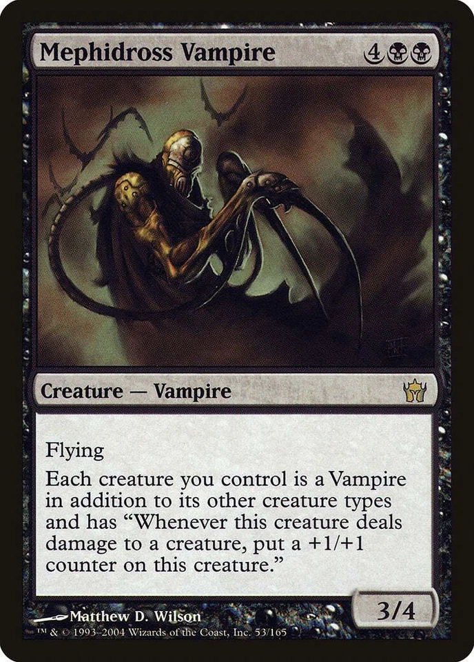 Mephidross Vampire Fifth Dawn PLD Black Rare MAGIC GATHERING CARD ABUGames - Image 1 of 1