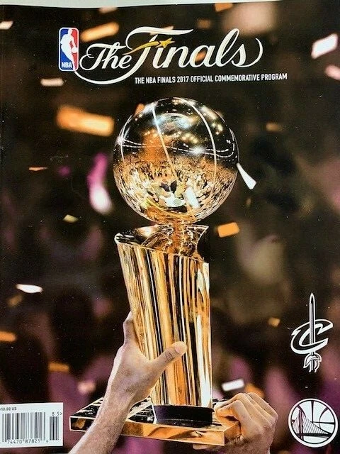 2017 NBA FINALS CHAMPION PROGRAM GOLDEN STATE WARRIORS CLEVELAND CAVALIERS - Image 1 of 1