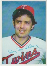 Roy Smalley, 1980 Topps Supers 5x7 #40, Gray Backs, Minnesota Twins