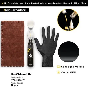 Vernice di ritocco per Gm Oldsmobile Kit W30848 Black - Foto 1 di 7
