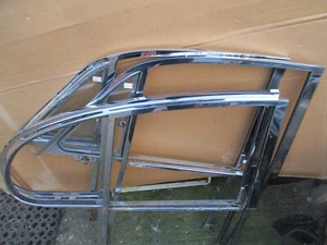Jaguar Mk2 Saloon 1963 chrome window frames set of 4 + front quarter lights - Picture 1 of 10