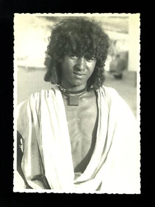 Feldpostkarte FOTO Kolonien KOSTÜME - JUNGER Stamm BENI AMER - Äthiopien - Bild 1 von 1