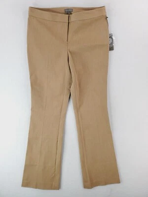 Pantalones Vince Camuto Para Mujer 4 Tostados Años 70 Sueño Acampanado Bota Vestido Pantalones Elastizados Nuevos con Etiquetas Foto 1 de 4