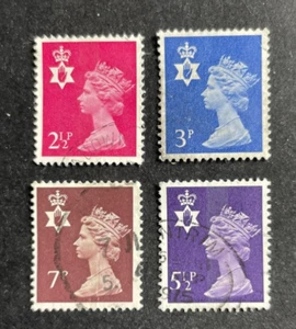 GB QE II, 1971, Regional SG NI12, NI13, NI18, NI23, Fine used - Picture 1 of 1