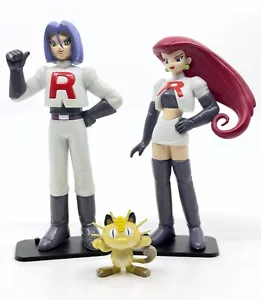 Erlebe den Ruhm von Team Rocket Jesse James Meowth Pokémon TOMY Nintendo Figuren - Bild 1 von 11