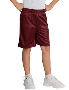 Kids Mesh Shorts Little BOYS & Girl Athletic 2T to 12Y Youth PE schools uniform - Picture 1 of 86