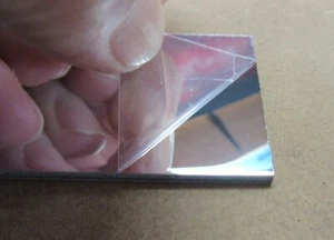 Alu-Verbundplatte 3 mm Spiegel Innen und Außeneinsatz 591x44 mm Streifen DIBOND® - Bild 1 von 4