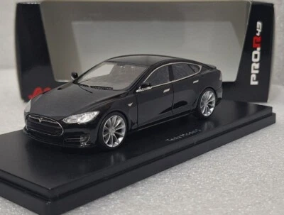 Tesla Model S 2012 Black 1:43 Schuco Pro.R 08971 EXTREMELY RARE!! - Image 1 of 4