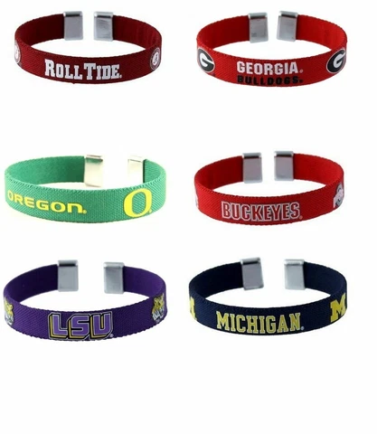 NCAA Ribbon Band Bracelet Cover