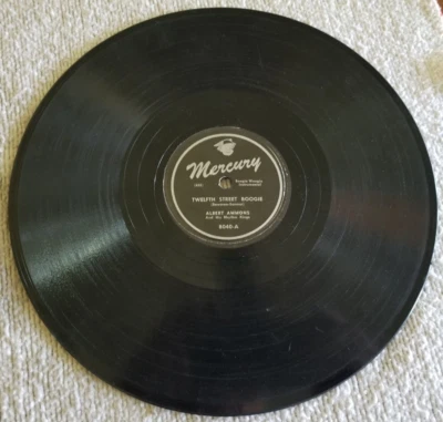 Albert Ammons And His Rhythm Kings ‎Twelfth Street Boogie Mercury‎–8040 10", 78 - Image 1 of 4