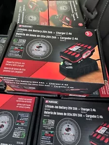 Parkside Batteria agli ioni di litio 20 V 2 Ah + Caricabatterie 2,4 Ah (nuova di zecca) - Foto 1 di 2