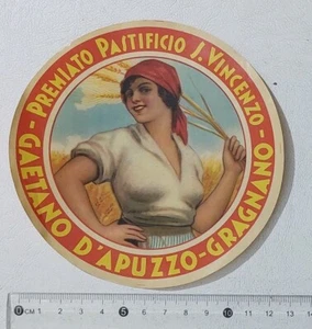 84213 304/tt Etichetta Pubblicitaria - Pastificio Gaetano D'Apuzzo - Gragnano - Picture 1 of 3