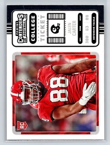 2023 Panini Draft Picks Jalen Carter #21 Contenders College Ticket RC GEORGIA - Picture 1 of 2