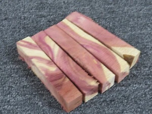 5 Eastern Red Cedar Pen Turning Blanks Lumber Lathe Wood 5 x 3/4 x 3/4 - Picture 1 of 4