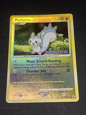 Pokemon 35/130 Pachirisu Diamond & Pearl Reverse Holo Rare