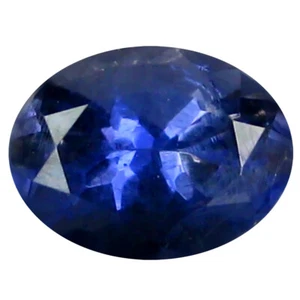 0.68 ct AAA Remarkable Oval Shape (7 x 5 mm) Blue Iolite Natural Gemstone - Picture 1 of 1