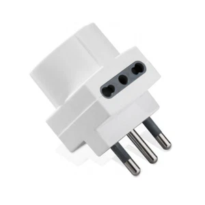 Adaptador Triple Toma Schuko + 16A Doble Paso P17/11 - Enchufe 16A S11 Blanco - Foto 1 di 1