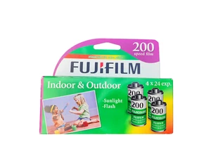 4 Rollen Fujifilm ISO 200 Speed 24 Belichtungen 35mm Farbfilm 96 Total NOS Exp 2010 - Bild 1 von 3