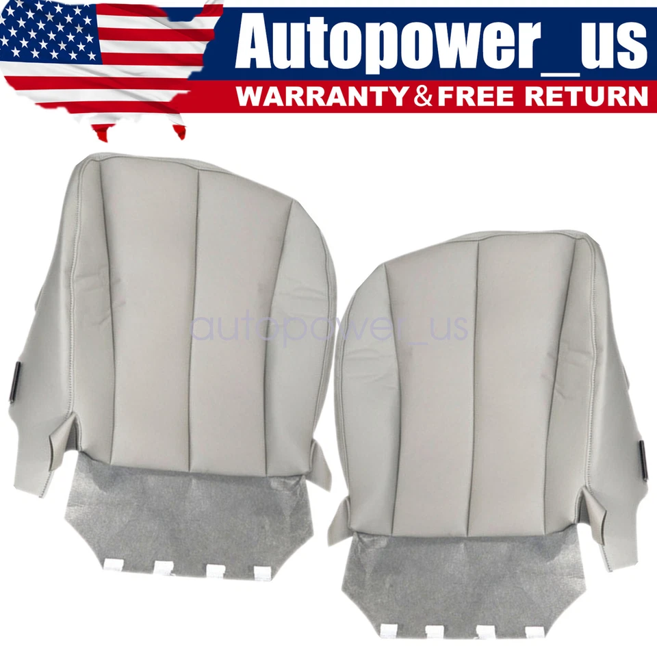 Cubierta de asiento de cuero inferior para conductor pasajero para Toyota Camry LE SE 2007-2011 gris Foto 1 de 1